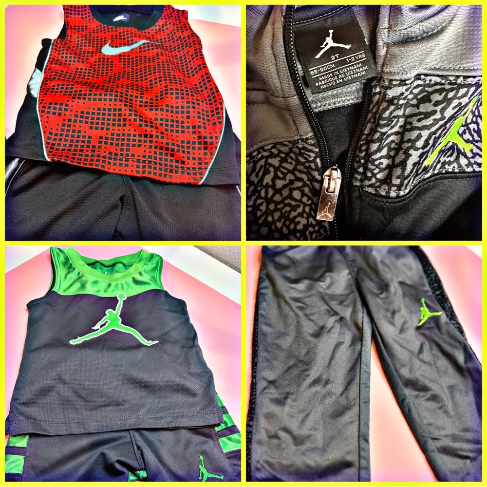LOT - Nike/Jordan shorts set and tracksuit SIZE 24m/2T